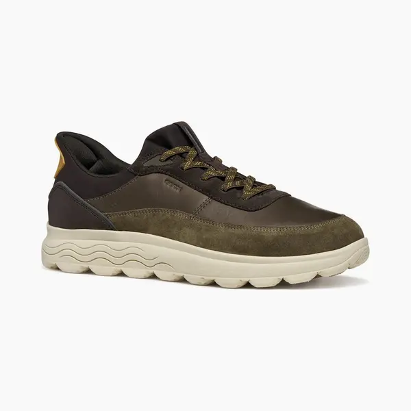 Geox Men's U Spherica Plus Mens Trainers - Tan - Size, 9 thumbnail
