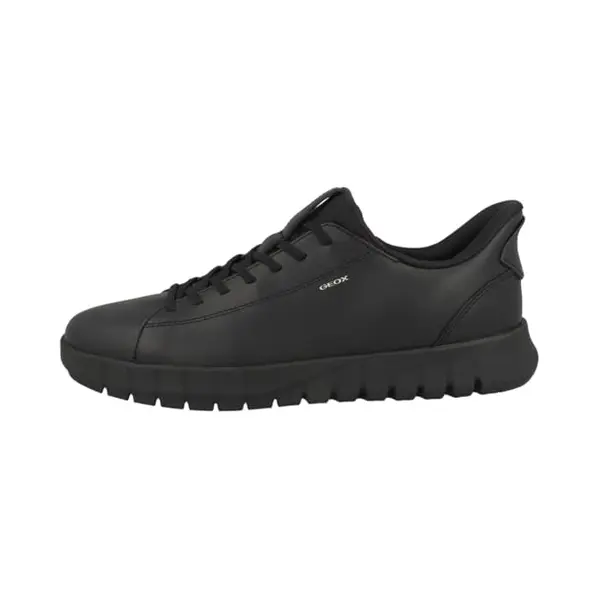 Geox Men U Flextride Plus A Sneaker, Black, 9 Uk thumbnail