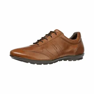 Geox Men Uomo Symbol B Sneaker, Brown Cotto, 9.5 Uk
