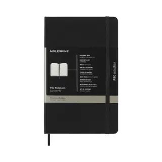 Moleskine, Notitieboekje + Schrijfblok, Notitieboekje (A5, Rijen, Hardcover)
