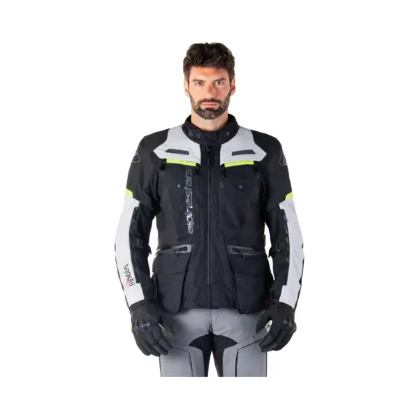 Alpinestars Bogotá Pro Drystar® Jas Black Ice Gray Yellow Fluo thumbnail