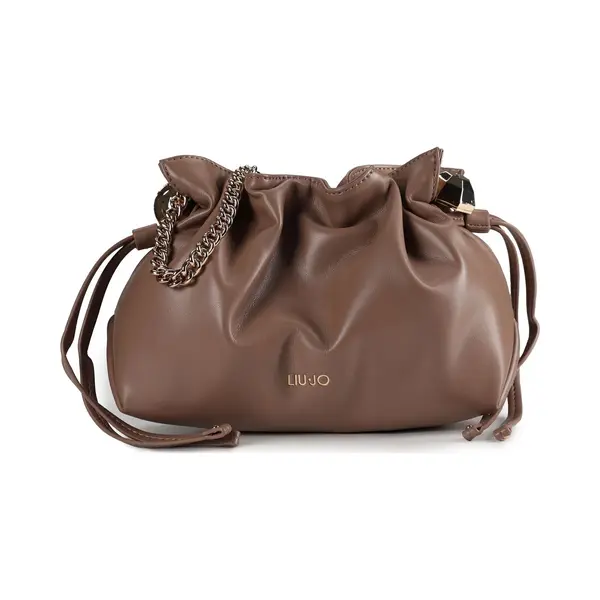 Liu Jo Schoudertas Riccy Ecs Hobo Bag Mocha Bruine thumbnail