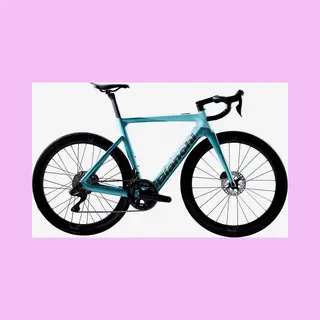 Bianchi E-Oltre Shimano 105 E-Bike Blau - 57