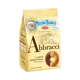 Italian Gourmet E.R. Italian Gourmet Abbracci Koekjes 12 × 350 G | Mix Van Cacaopasta En Crèmepasta | Ideaal Voor Ontbijt En Koffie | Zonder Palmolie |