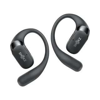 Shokz OpenFit 2 Kopfhörer Kabellos Ohrbügel, Offene Ohren Anrufe/Musik/Sport/Alltag Schwarz
