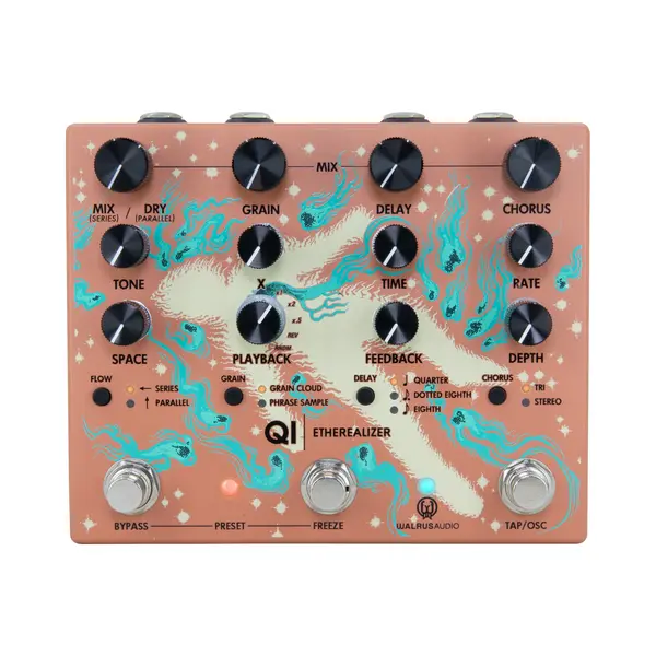 Walrus Audio Qi Etherealizer Yvette Young Signature Pedal Terracotta thumbnail