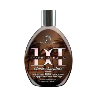 Brown Sugar Tan Inc Double Dark Black Chocolate Ultra-Advanced 400X Black Bronzer (400ml)