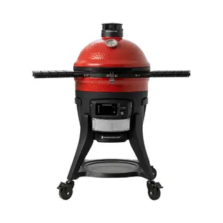 Kamado Joe Konnected Joe Grill Ketel Houtskool (brandstof) Zwart, Rood