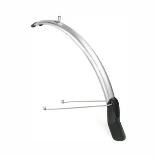Eurofender Voorspatbord Scatto 26-28 Inch 51 Mm Zilver