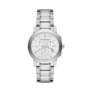 Burberry BU9750 City Chronograph Silver Dial Stainless Steel Women's Watch