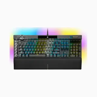 Corsair K100 Rgb toetsenbord Gamen Usb Qwerty Amerikaans Engels Zwart