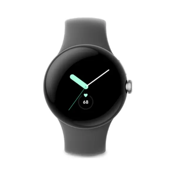 Google Pixel Watch Amoled 41 mm Digitaal Touchscreen Zilver Wifi Gps thumbnail