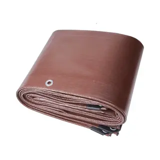 Vevor Zeildoek Pe-Stof Zeildoek 609, 6x1219, 2cm Beschermzeil 16 Mil Houten Zeildoek 16x16 Stof Tuinzeil Waterdicht Uv-Bestendig Voor Het Afdekken Van