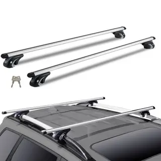 Vevor Dakrek 1370 X 72 X 106 Mm, Crossbar Dakrek 90, 7 Kg Draagkracht Railrek Bagagedrager Universele Dakrek
