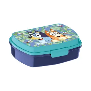 Stor Bluey Rectangular Lunch Box For Kids, Multicoloured, 5.6 Cm.*14 Cm.*17 Cm., Casual