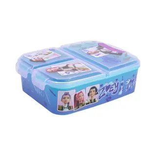 Storline KPop Demon Hunters Broodtrommel Met 3 Vakken - Bpa-vrije Lunchbox Voor School - Blauw