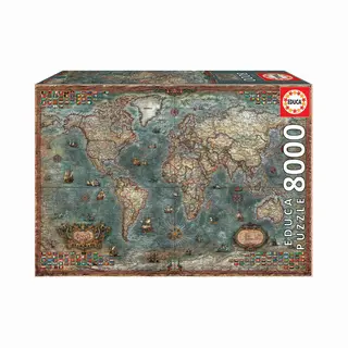 Educa 18017 puzzel Legpuzzel 8000 stuk(s) Kaarten