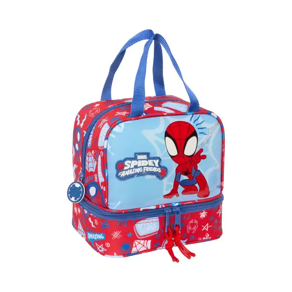 Lunchtrommel Spider-Man Rescue Blauw Rood 20 X 20 X 15 Cm thumbnail