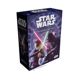 Asmodee Star Wars: The Deckbuilding Game In Star Wars™: The Deckbuilding Game, a new head-to-head game for two players, the galaxy-spanning war between the Galactic Empire and the Rebel Alliance comes alive on your tabletop. In this easy-to-learn game, you and your opponent each choose a side, playing as either the Empire or the Rebels, and as the game progresses you both strengthen the power of your starting decks and work to destroy each other’s bases. The first player to destroy three of their opponent’s bases wins the game! Card Game