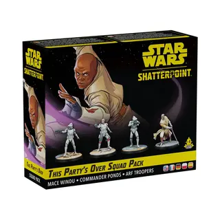 Atomic Mass Games Star Wars: Shatterpoint - This Party's Over: Mace Windu Squad Pack Figuur