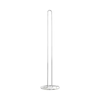 Item International Wc/toiletrol Houder Staand - Zilver - Bloemetjespatroon - 55 Cm - Badkameraccessoires