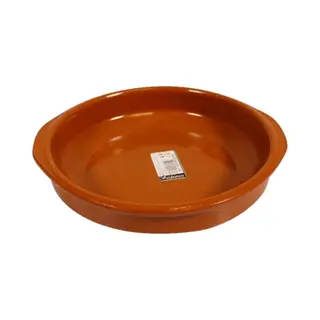 Concorde Tapas Ovenschaal - Terracotta Aardewerk - D20 X H4 Cm - Rond - Serveerschaal - Hapjes Schaal