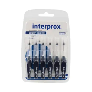 Interprox Super Conical Donkerblauw Interdent - 6 Stuks