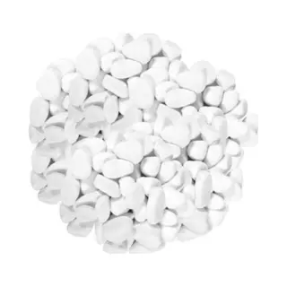 Concord Decoratie/hobby Stenen/kiezelstenen Wit 350 Gram - 2 A 3 Cm