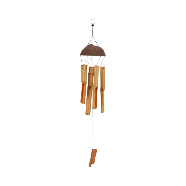 Gerimport Alma Garden Windgong Van Bamboe Hout - D12 X H60 Cm - Tuin/balkon thumbnail