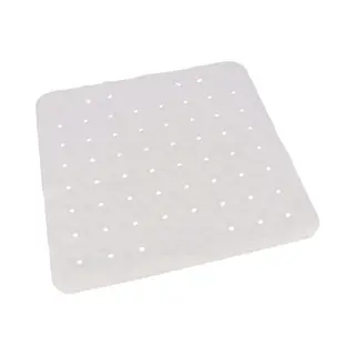 Gerimport Badmat - Anti-slip - Wit - Douchemat - 45 X 45 Cm - Vierkant