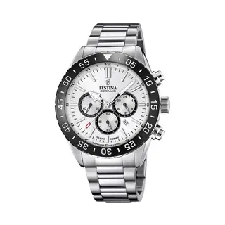 Festina Chrono Men's Silver Watch F20575/1, Classique