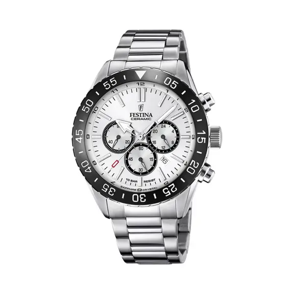Festina Chrono Men's Silver Watch F20575/1, Classique thumbnail