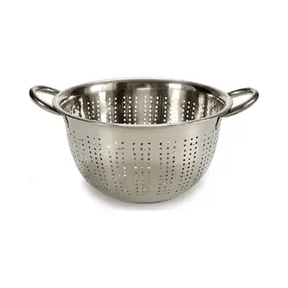 Arte r Vergiet / Zeef - Rvs - Zilver - 24 X 13 Cm - Keuken Benodigdheden - Kookgerei - Vergieten Van Roestvrijstaal