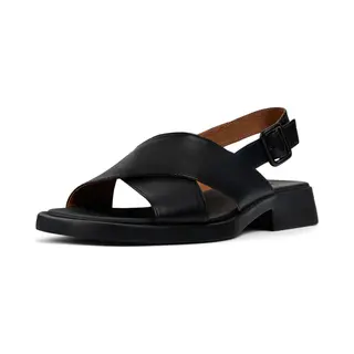 Camper Dana Damen Sandalen Pechschwarz - 36