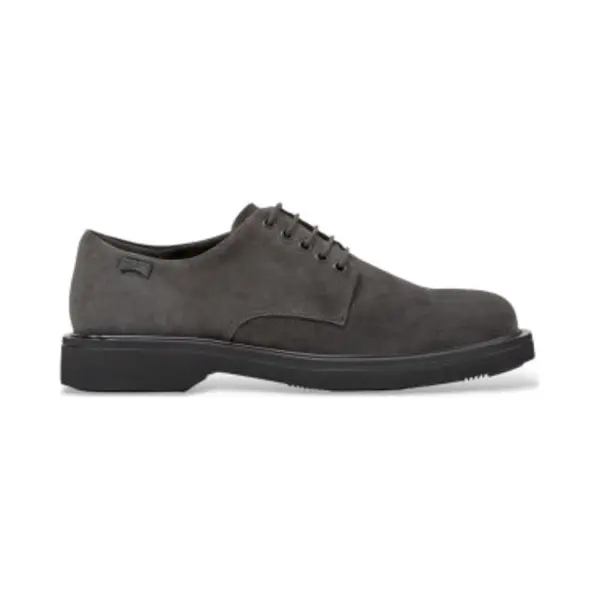 Camper For Man. K100998-010 Multicolor Lace-up Leather Shoes Norman (46), Flat, Laces, Casual, Grey thumbnail