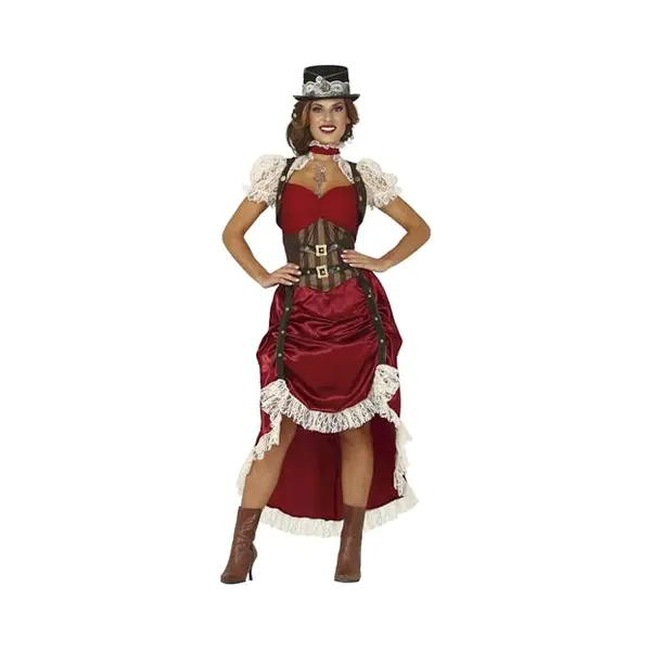 Fiestas Guirca, S.l. Steampunk Jurk Eliza Dames - Maat M thumbnail