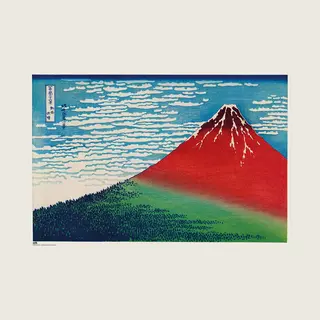 Grupo Erik Poster Katsushika Hokusai -s Fine Wind Clear Morning 91, 5x61cm