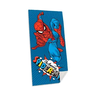 Marvel Kids Euroswan - Katoenen Handdoek 70 X 140 Cm Spiderman, Meerkleurig (Spm-D37A)