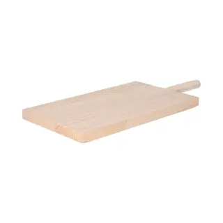 Cm Snijplank/serveerplank Blank Hout - Met Handvat - 36 X 16 X 2 Cm - Keuken Borrelplank/tapasplank