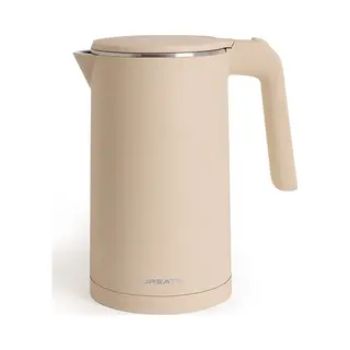 Create/Kettle Studio Pro/Elektrischer Wasserkocher 1L Sand/Temperaturregelung, Warmhaltefunktion, Kabelaufbewahrungssystem, Abschaltautomatik, 1000W