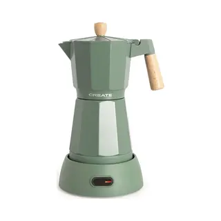 Create Create - Elektrische Mokkapot Met Warmhoudfunctie - Sage - Thera Moka Electric