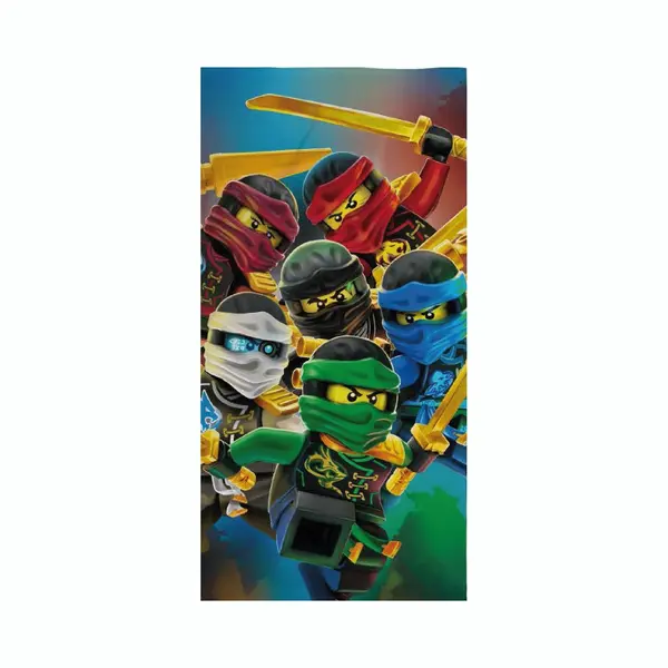 Lego Ninjago - Strandlaken - 70 X 140 Cm. - Badhanddoek - Sneldrogend thumbnail