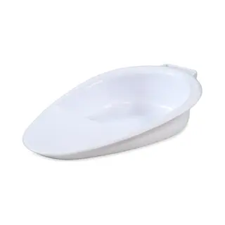 Mobiclinic Seren – Bedpan – Gemakkelijk Op Te Bergen En Te Vervoeren – Kunststof – Grote Opslagcapaciteit – Gemakkelijk Te Reinigen – Wit