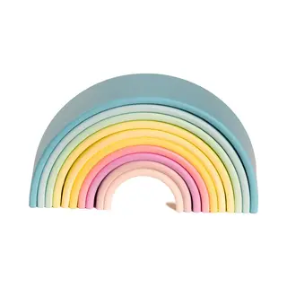 * Dëna Siliconen Speelset Set 10 I Regenboog Pastel