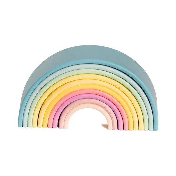 * Dëna Siliconen Speelset Set 10 I Regenboog Pastel thumbnail