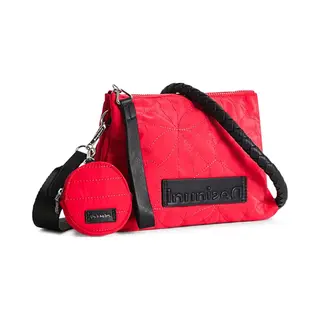 Desigual Schoudertas Bols Prisma Dortmund Across Body Bag Fuchsia Roze