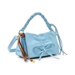 Desigual, Glanzende Strik Tas, Dames, Polyurethaan, Blauw, U