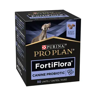Purina Pro Plan FortiFlora FortiFlora Chews, Ergänzungsfuttermittel Für Hunde Zur Unterstützung Der Darmgesundheit, 30 Kautabletten