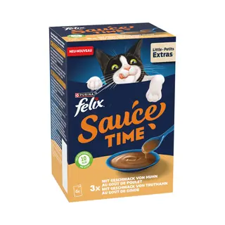 Sparpaket Felix Sauce Time 24 X 40 G - Mit Dem Geschmack Von Huhn & Truthahn (Verpakking van 24)