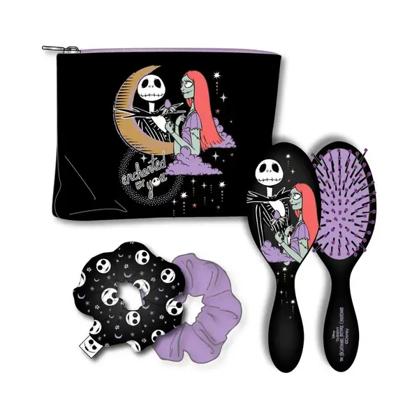 Hairbrush With Girl's Case Cerda Disney Nightmare Before Christmas Jack & Sally thumbnail